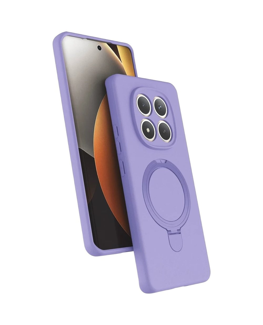 Xiaomi Redmi Note 15 4g Uyumlu Regal Magsafe Standlı Kapak - Lila Belirtilmemiş