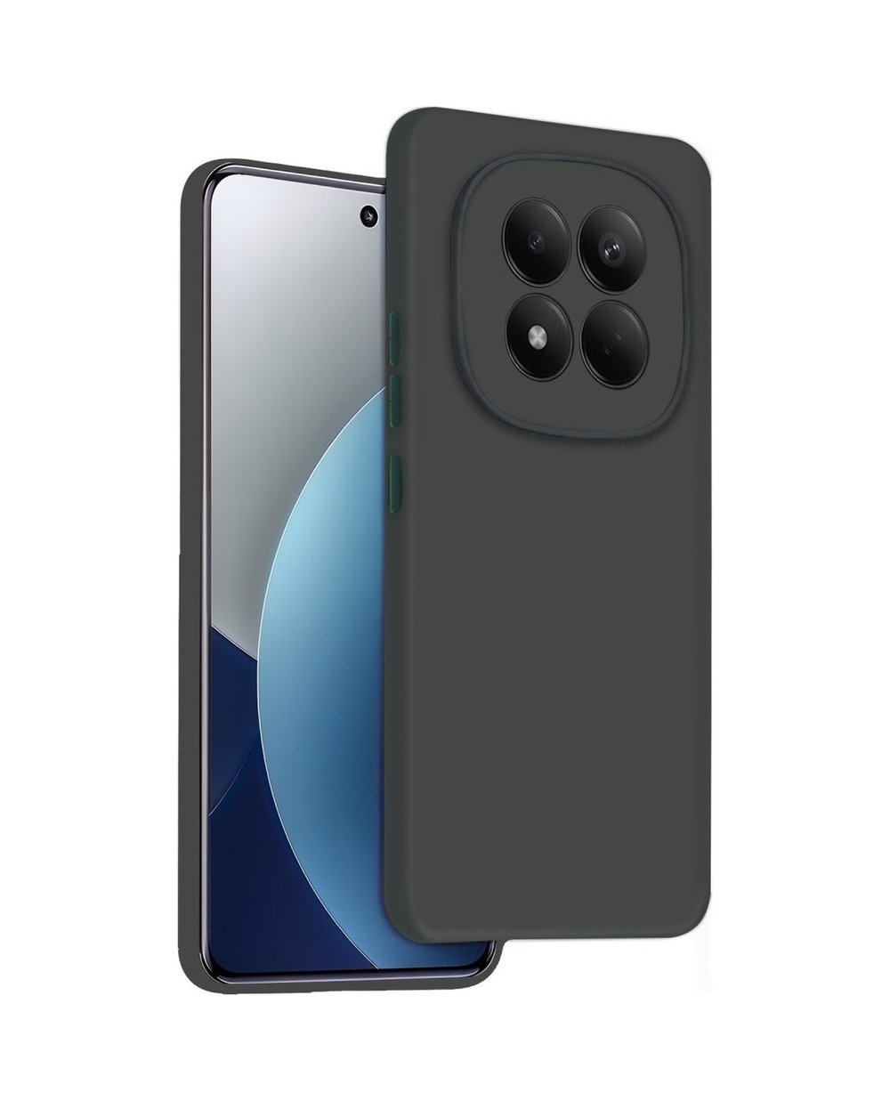 Xiaomi Redmi Note 15 Pro 5g Uyumlu First Silikon - Koyu Yeşil Belirtilmemiş