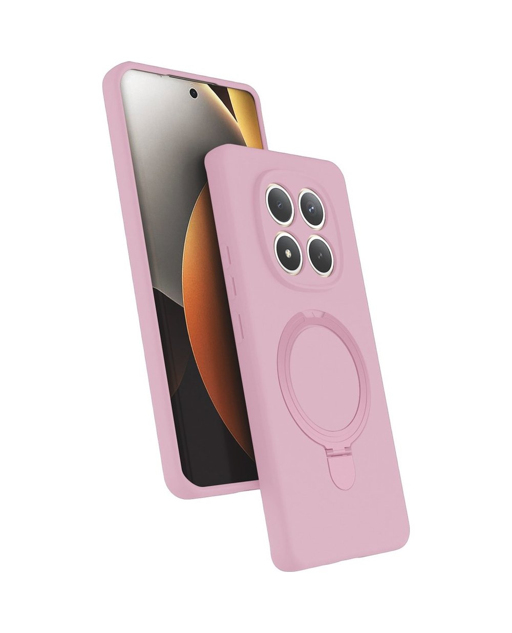 Xiaomi Redmi Note 15 Pro 5g Uyumlu Regal Magsafe Standlı Kapak - Açık Pembe Belirtilmemiş