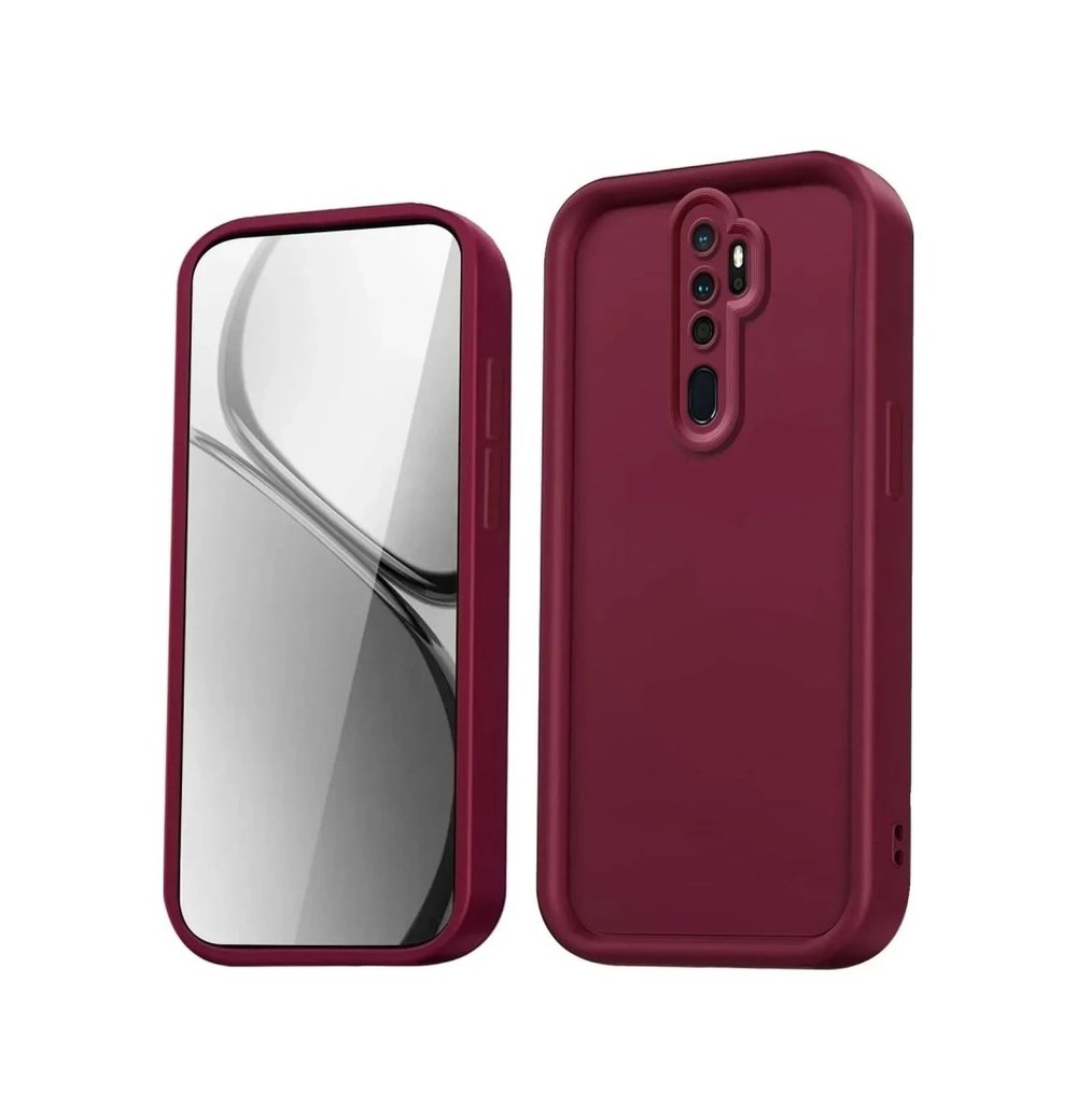 Xiaomi Redmi Note 8 Pro Uyumlu Kılıf Viera Silikon - Bordo Belirtilmemiş
