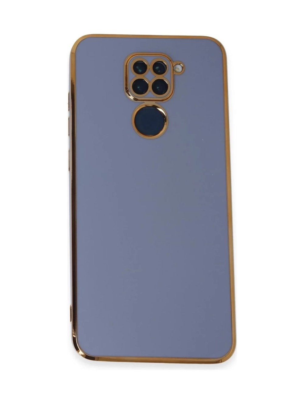 Xiaomi Redmi Note 9 Uyumlu Kılıf Volet Silikon - Mavi Belirtilmemiş