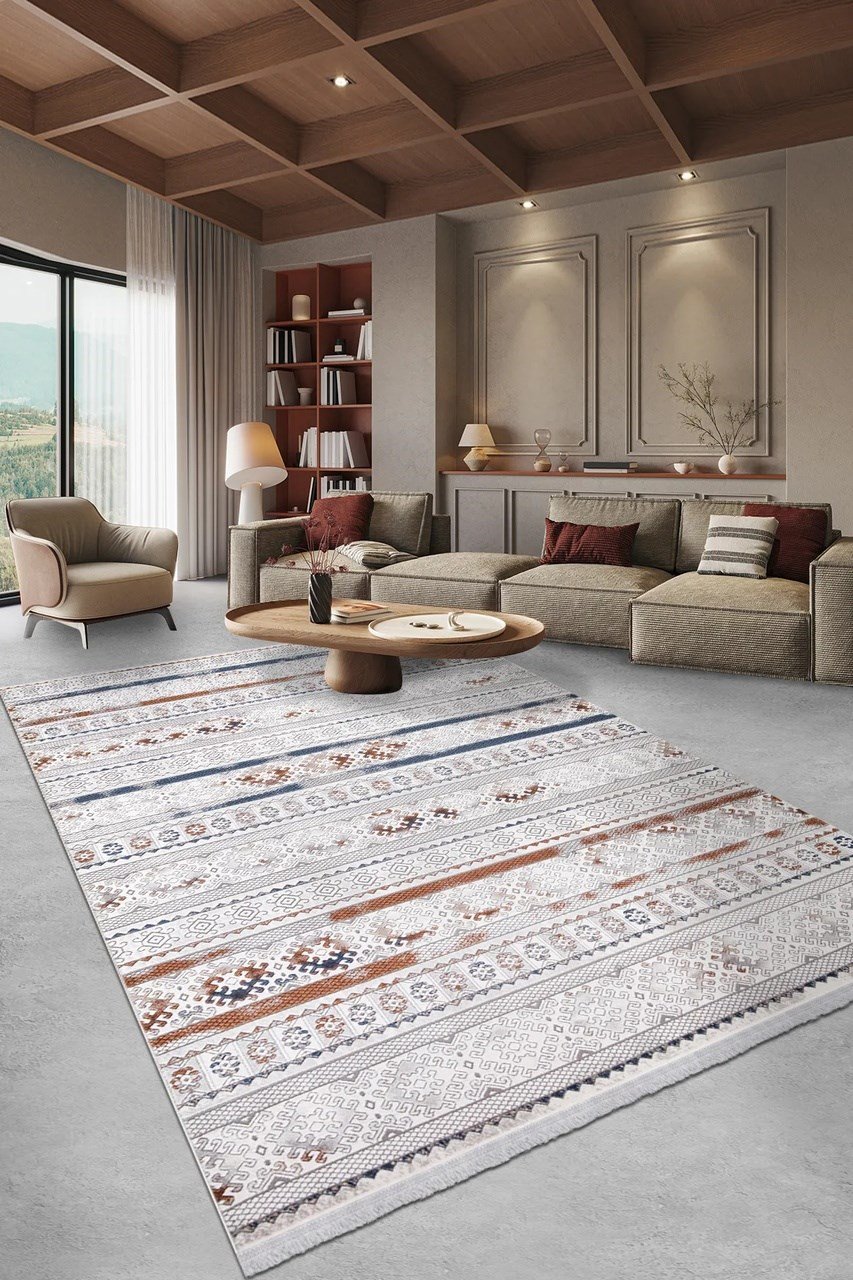 Youdayhomecollection Valoria Model Oturma Odası Halısı 1bej 160 x 450