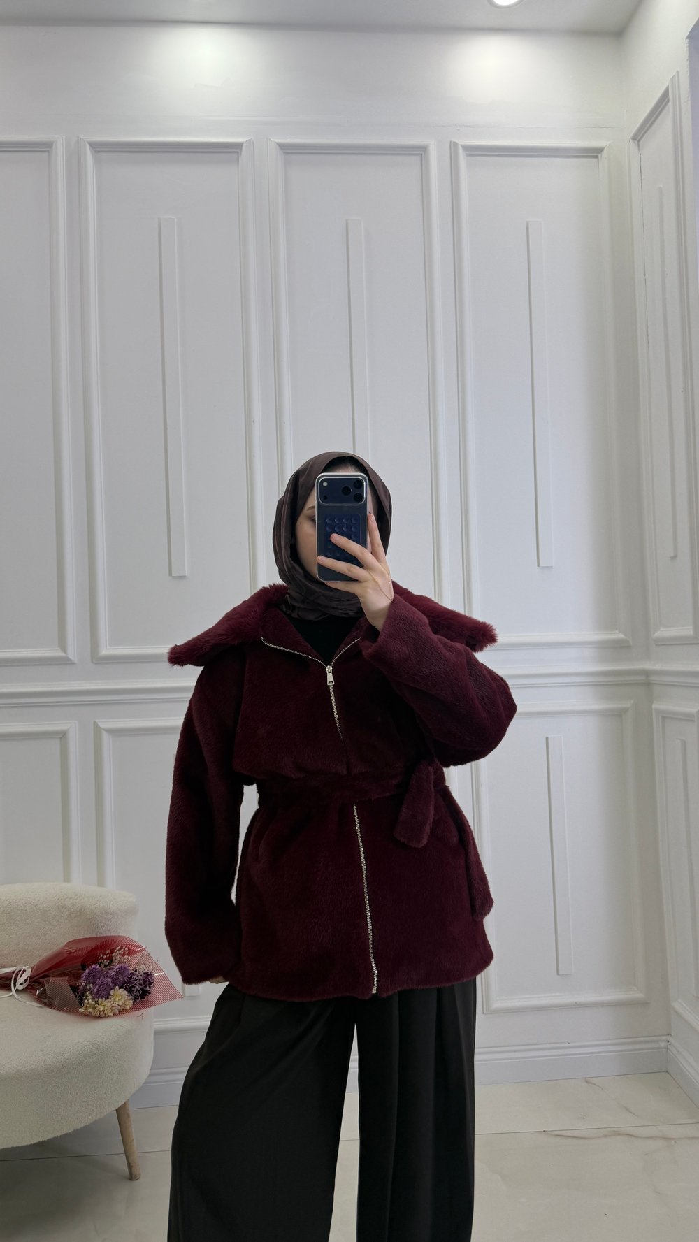 Angora Kürk | Bordo