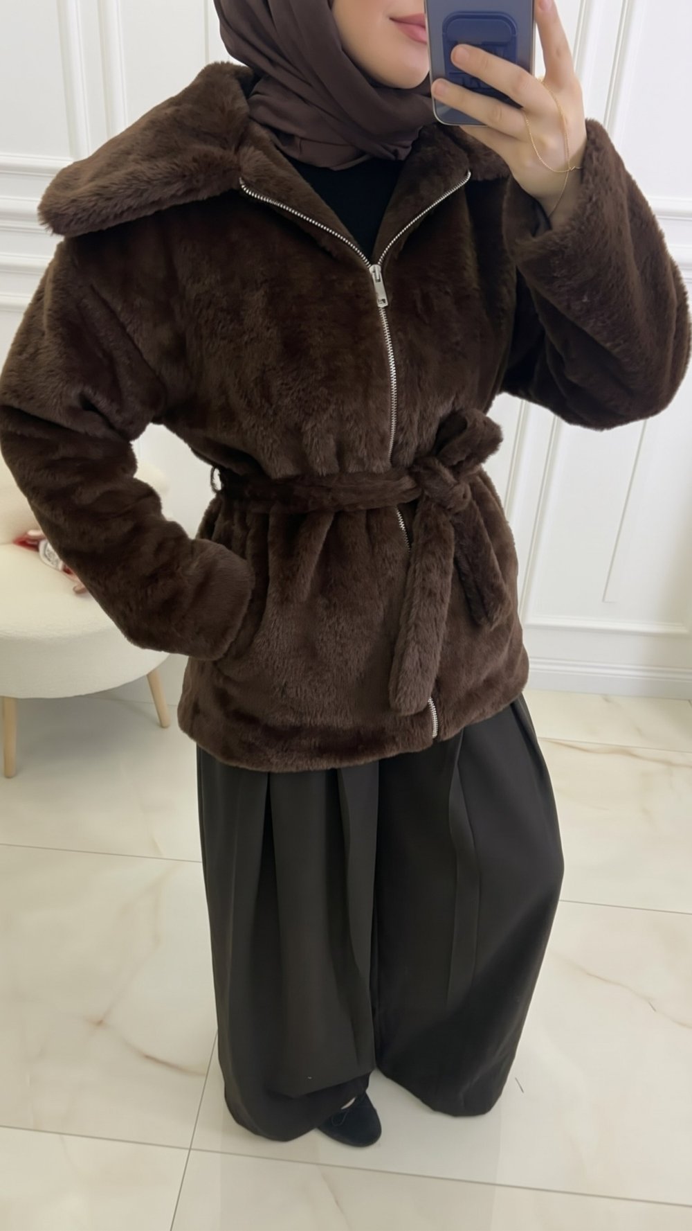 Angora Kürk | Kahverengi