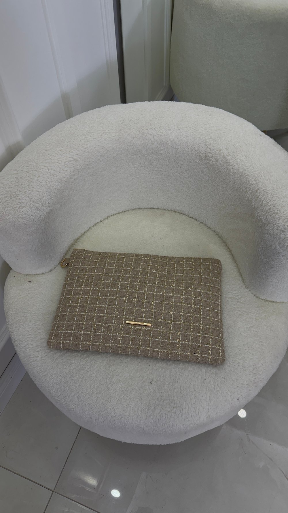 Clutch Çanta | Bej