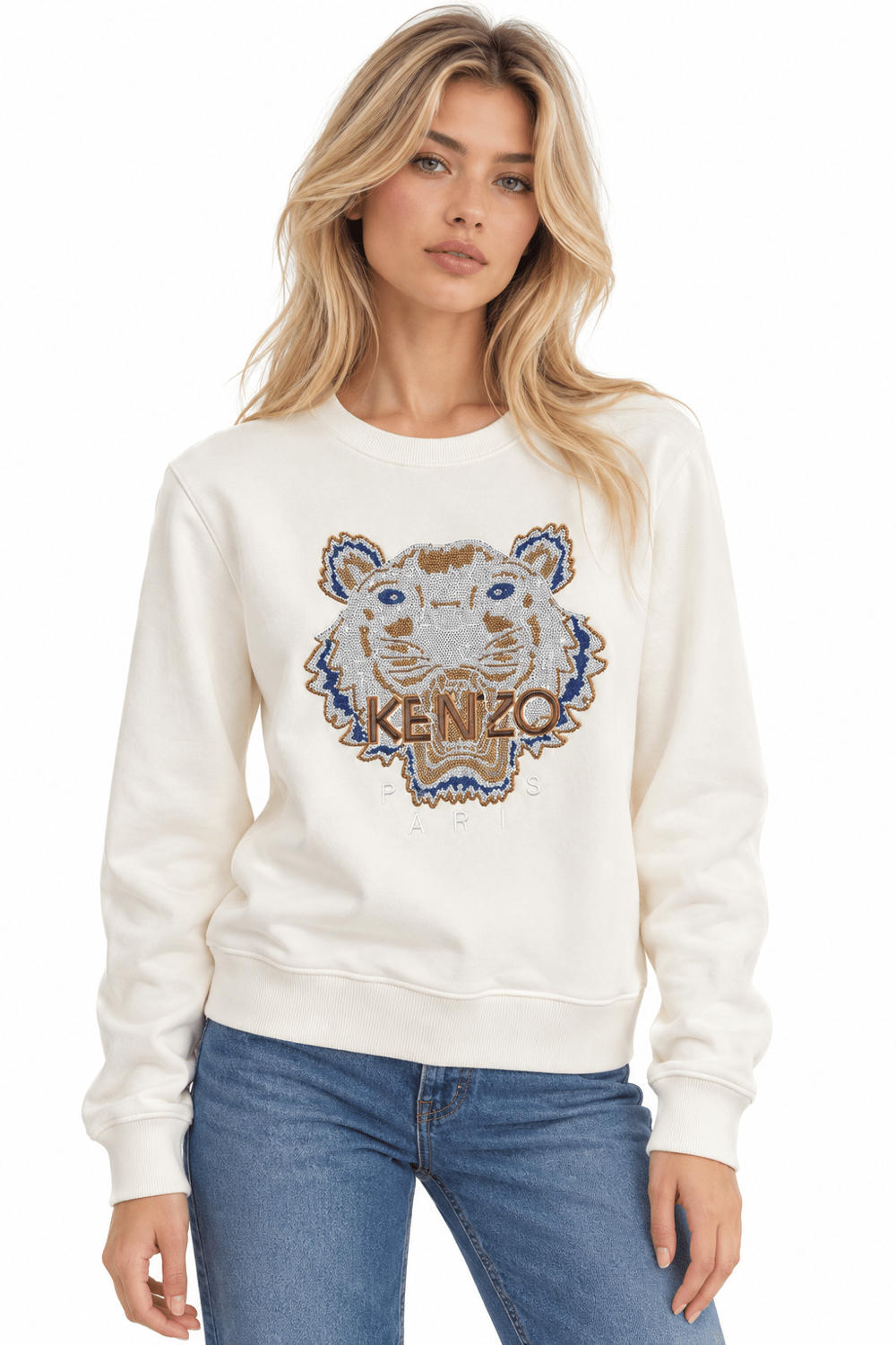 KENZO SWEATSHİRT EKRU