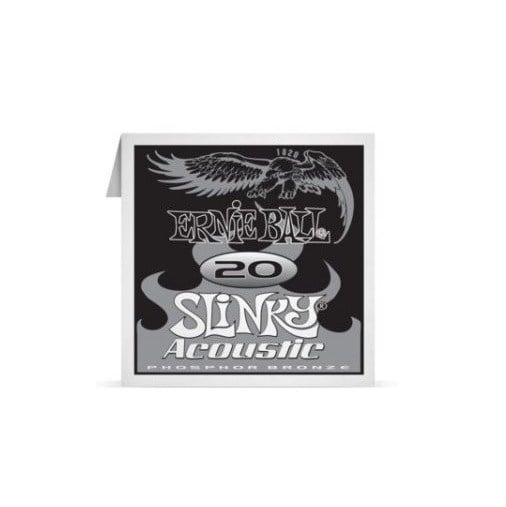 ERNIE BALL P01820 .020 Earthwood Fosfor Bronz Sargılı Akustik (Tek Tel)