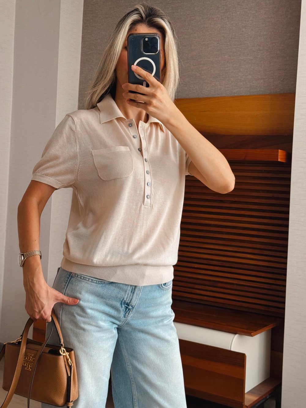 POLO YAKA TRİKO BLUZ