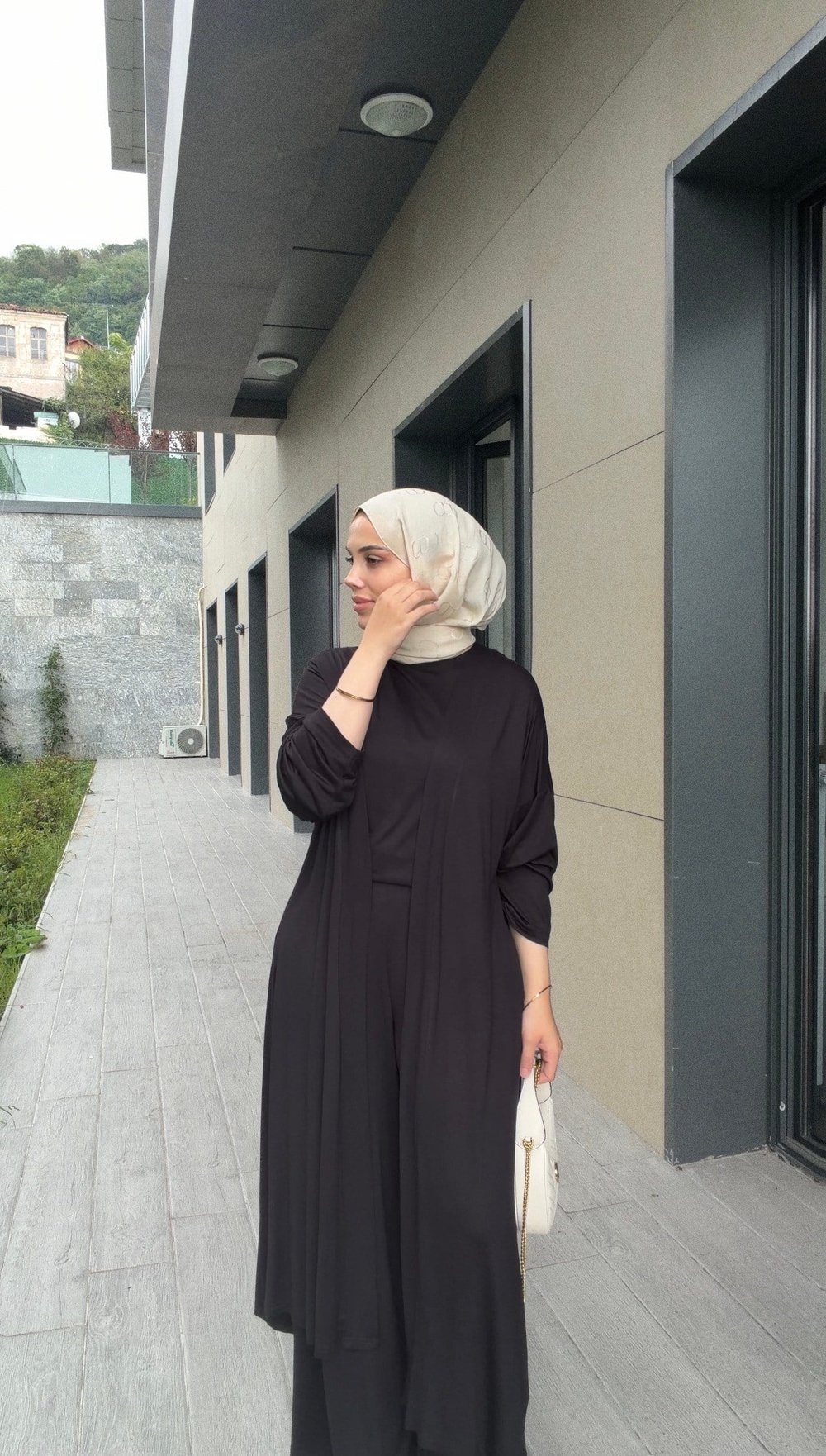 Üçlü Penye Takım Siyah