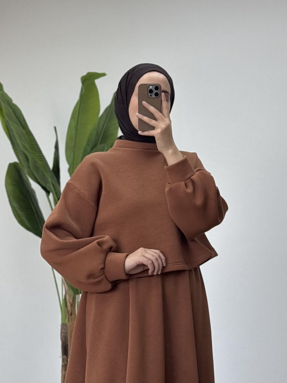 2Lİ KIŞLIK CROP ETEK TAKIM