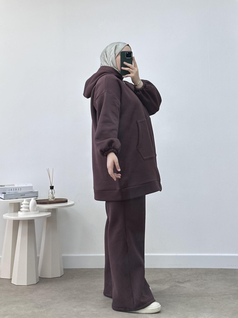 2’Lİ KIŞLIK SWEAT HIRKA TAKIM