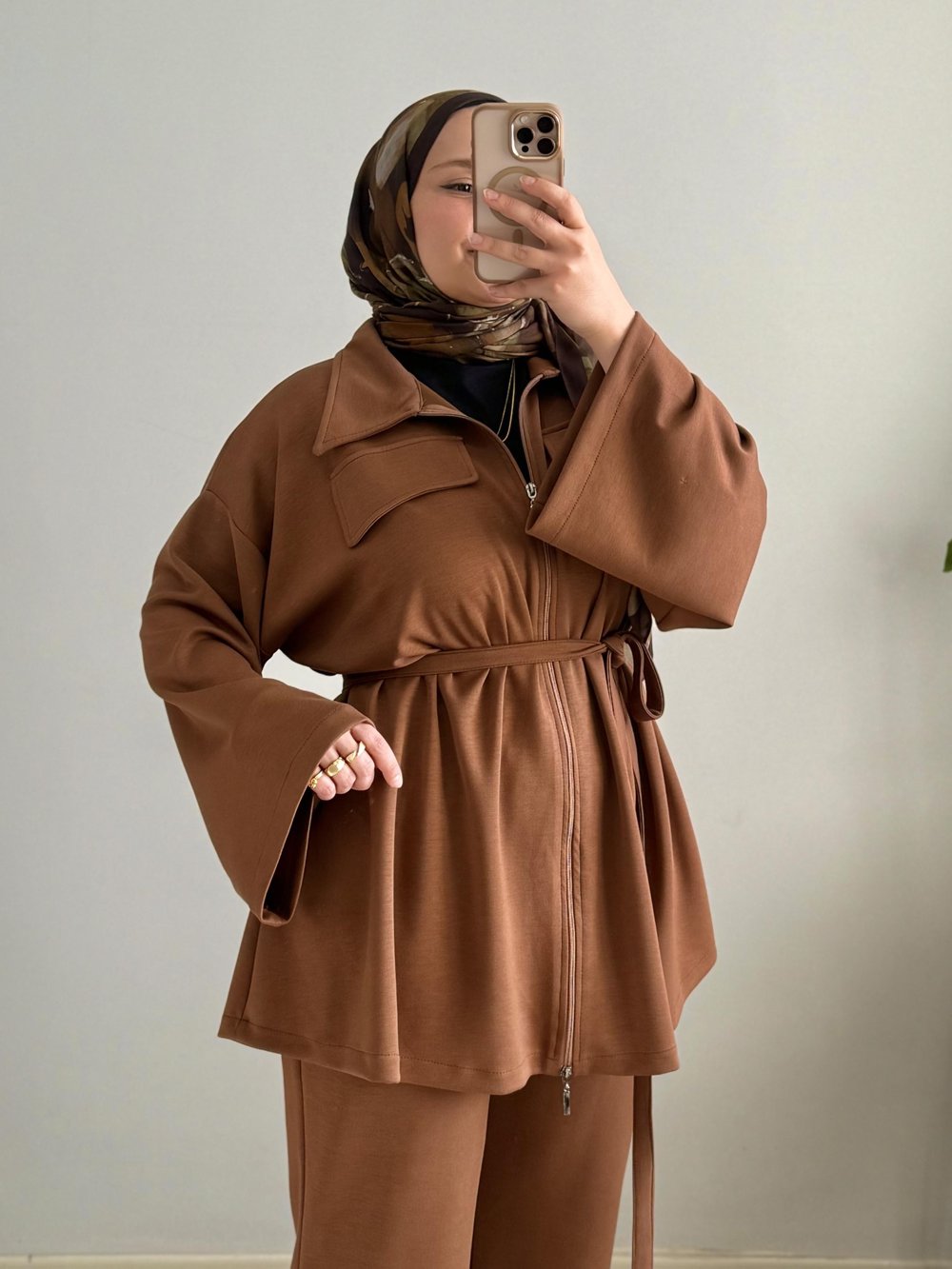 OYSHO CEP DETAYLI KLOŞ HIRKA