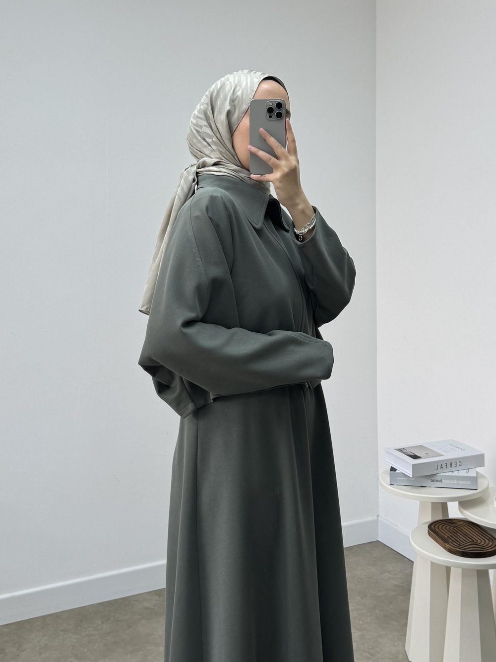 OYSHO GENİŞ YAKA KISA HIRKA