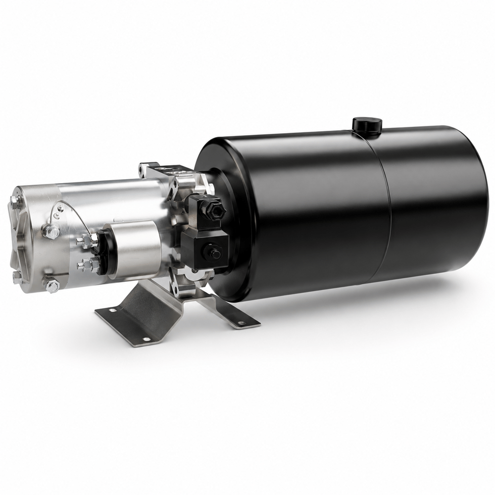 Hidrolik Güç Ünitesi 12 V – 4 Lt – 1.6 kW – 1.8 cc Tek Etkili