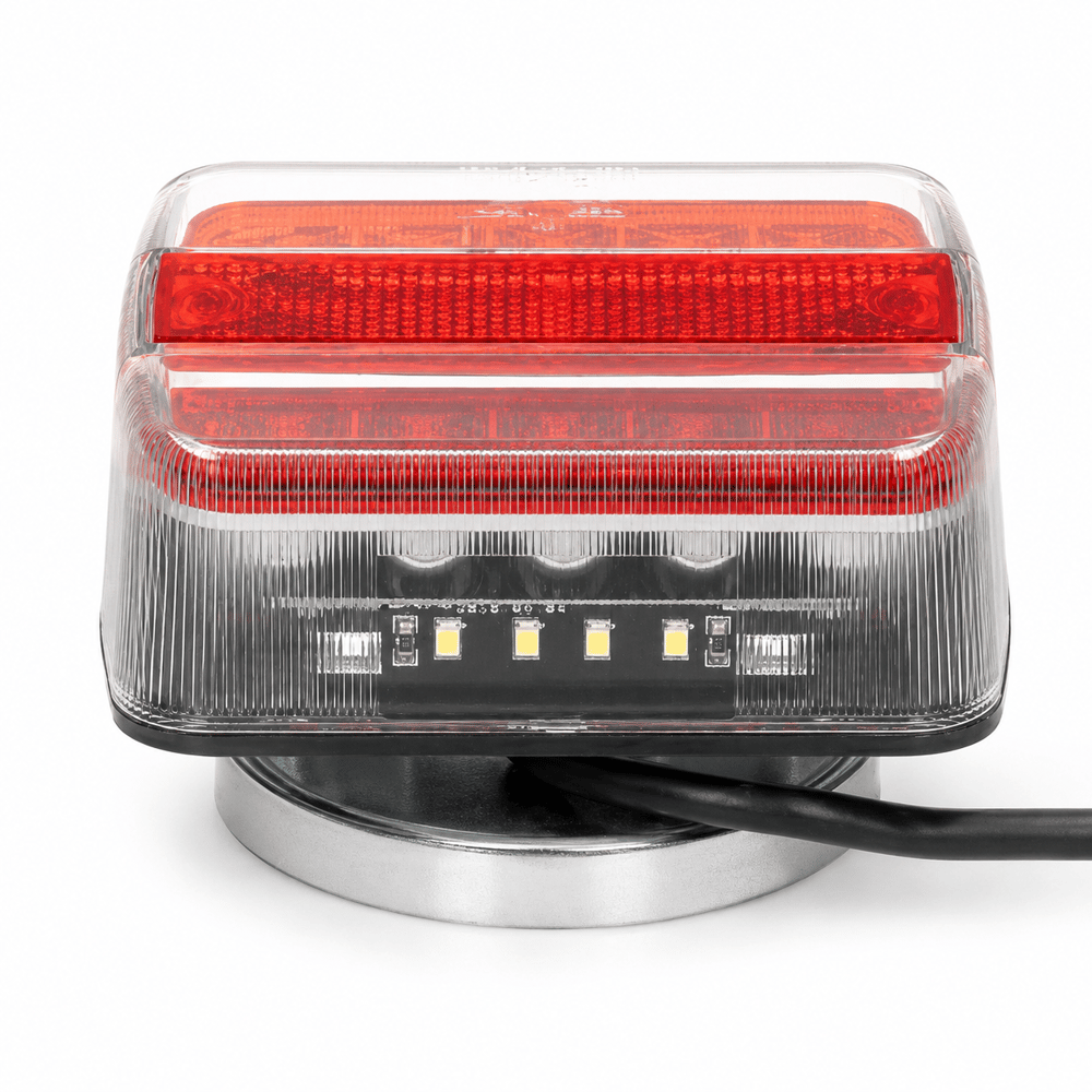 Mıknatıslı Led Römork Stop Lambası Seti 7 Pin Soketli 12v