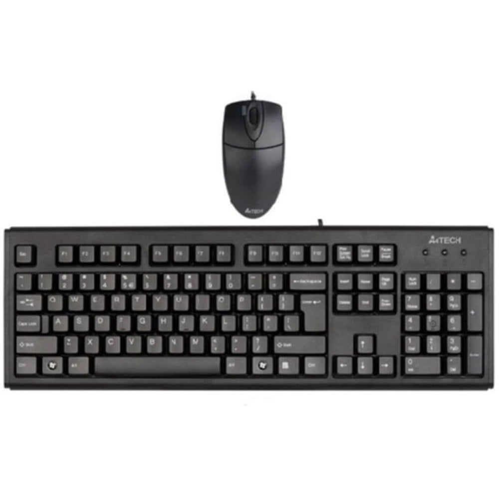 A4 TECH KM-72620D TÜRKÇE USB MULTİMEDYA SİYAH Q KLAVYE MOUSE