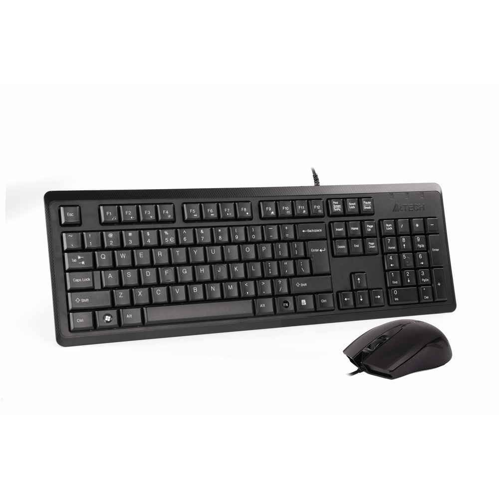 A4 TECH KR-9276 USB MULTİMEDYA SİYAH Q KLAVYE MOUSE