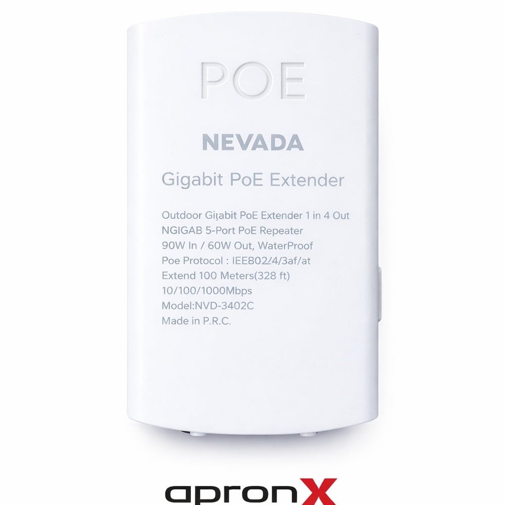 APRONX NVD-3402C 4+1 OUTDOOR POE EXTENDER