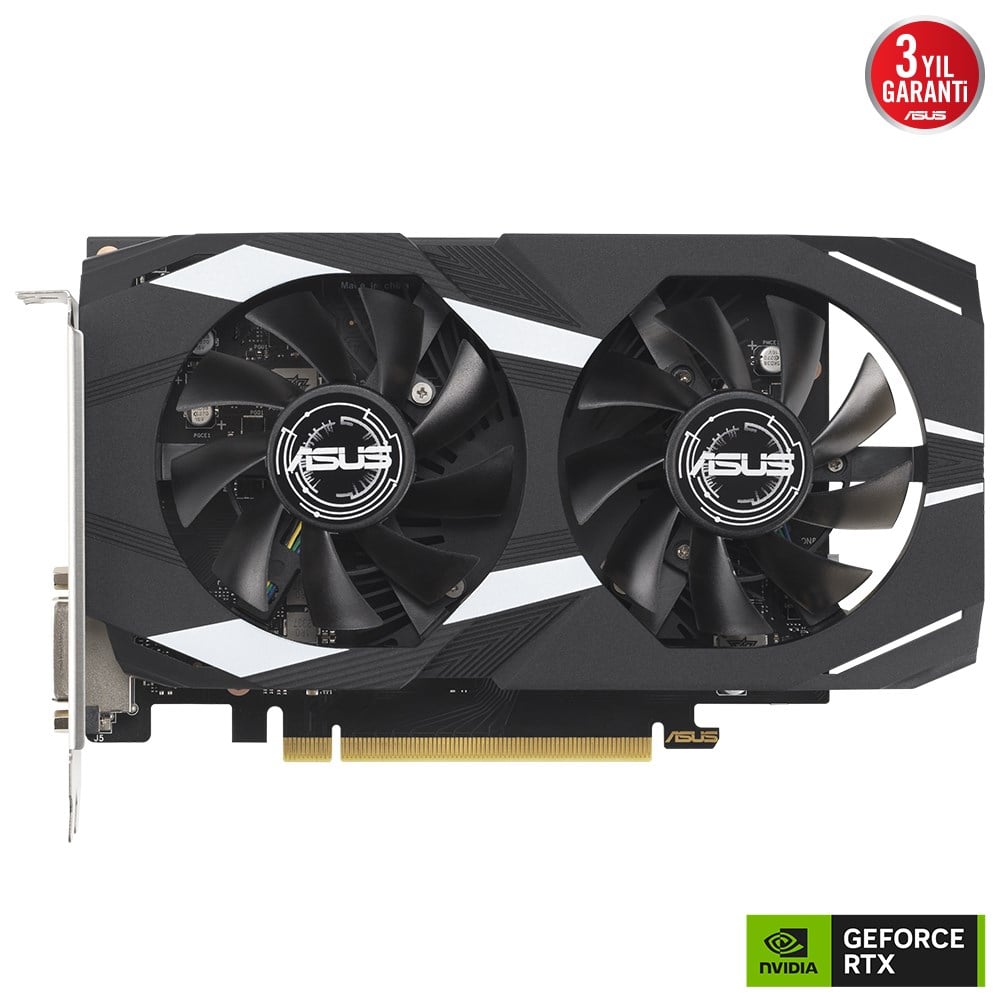 ASUS DUAL-RTX3050-O6G RTX3050 6GB GDDR6 DVI-D/HDMI/DP PCI-E 4.0