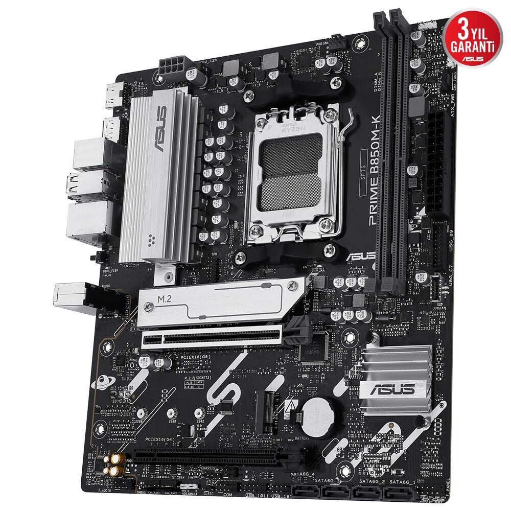 ASUS PRIME B850M-K 4xDDR5 HDMI+DP 2xM.2 AM5 ANAKART