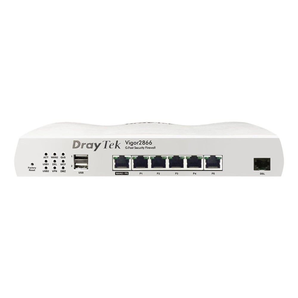 DRAYTEK VIGOR 2866 GFAST 5 PORT VPN VDSL ROUTER