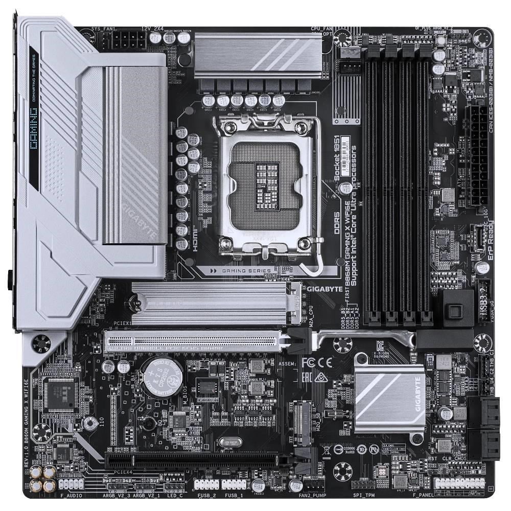 GIGABYTE B860M-GAMING-X-WIFI6E 4x DDR5 DP/HDMI/TYPE-C 2x M.2 USB3.2 1851P ANAKART