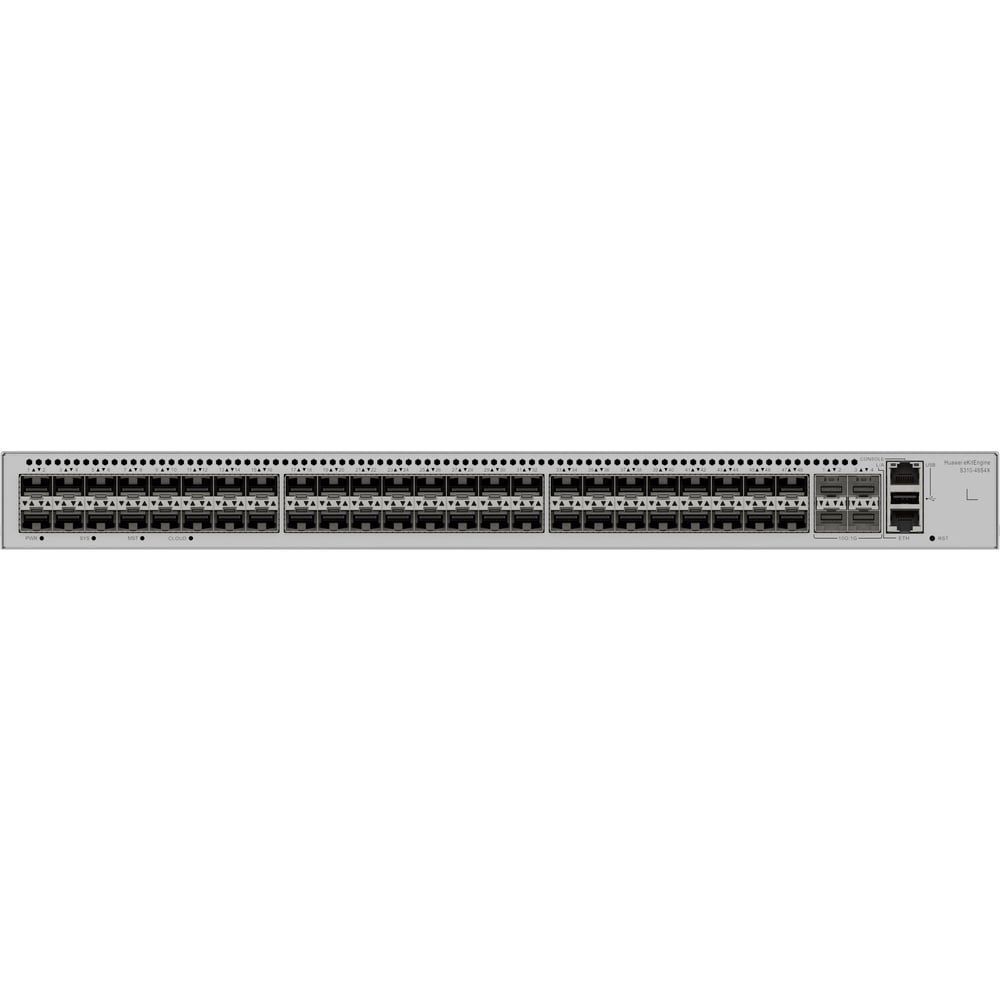HUAWEI eKIT S310-48S4X 48 PORT 1G SFP + 4 X 10G SFP L2+ CLOUDE YÖNETİLEBİLİR RACK MOUNT SWITCH