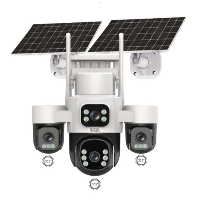 INOX X24 2MP 4 KAMERALI 1920×1080 40MT 4G/LTE IP65 IP SOLAR PANEL KAMERA