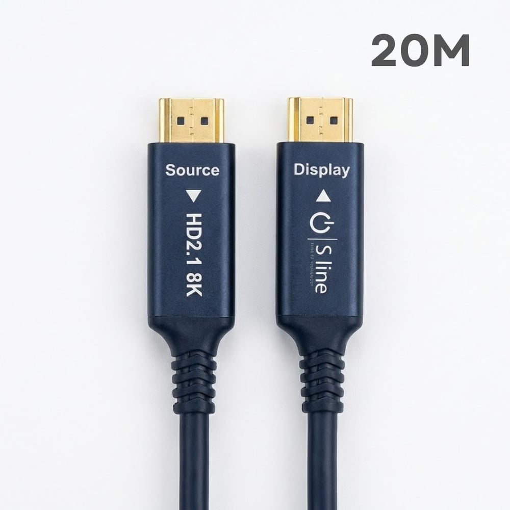 S-LİNE FK0520-8K-OPT 20MT 2.1V 8K FİBER OPTİK HDMI KABLO