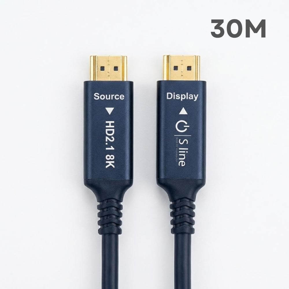 S-LİNE FK0530-8K-OPT 30MT 2.1V 8K FİBER OPTİK HDMI KABLO