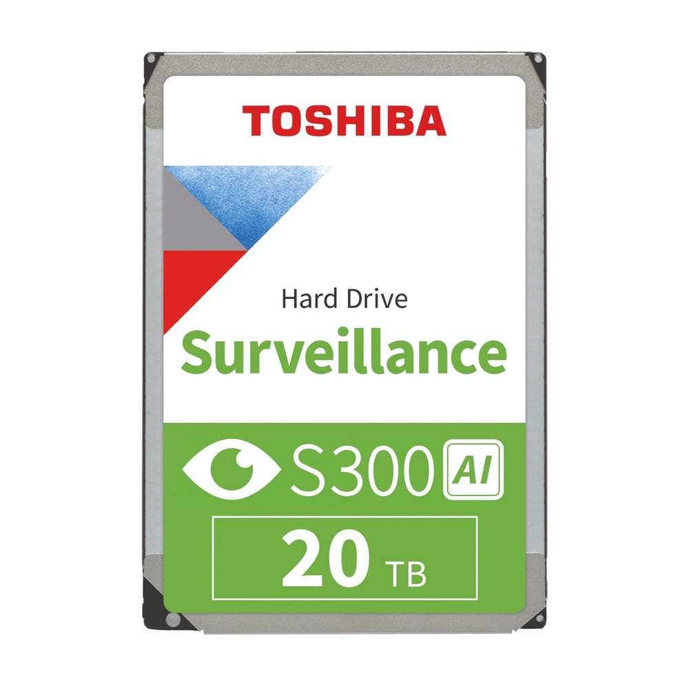 TOSHIBA S300 AI 20TB 7200RPM 512MB SATA3 MG11ACA20TE-V GÜVENLİK HDD