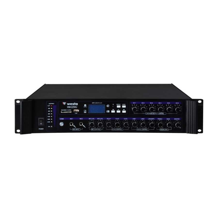 WESTA WM-2250U 250W MIXER AMFI