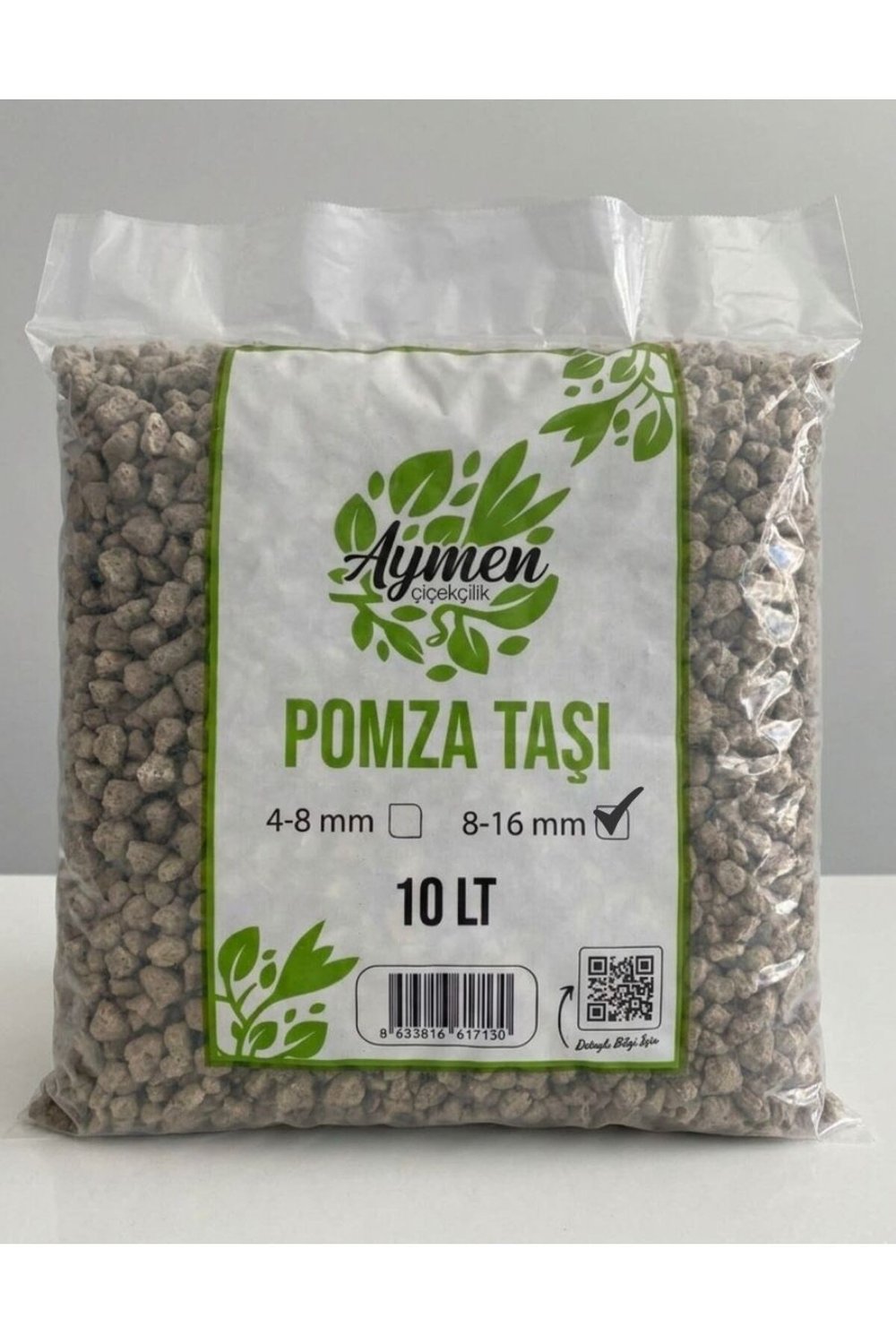 10 Litre 8-16 mm Ponza Taşı - Tarım Pomzası Volkanik Ponza Taşı
