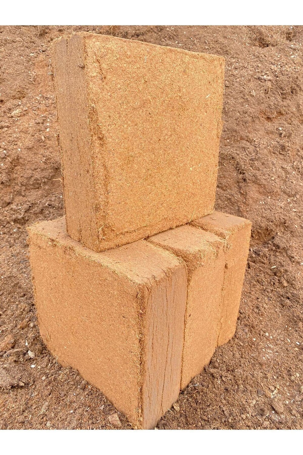 4 Adet 240 - 260 Lt Sıkıştırılmış Hindistan Cevizi Torfu - Ithal Blok Organik Cocopeat Kokopit