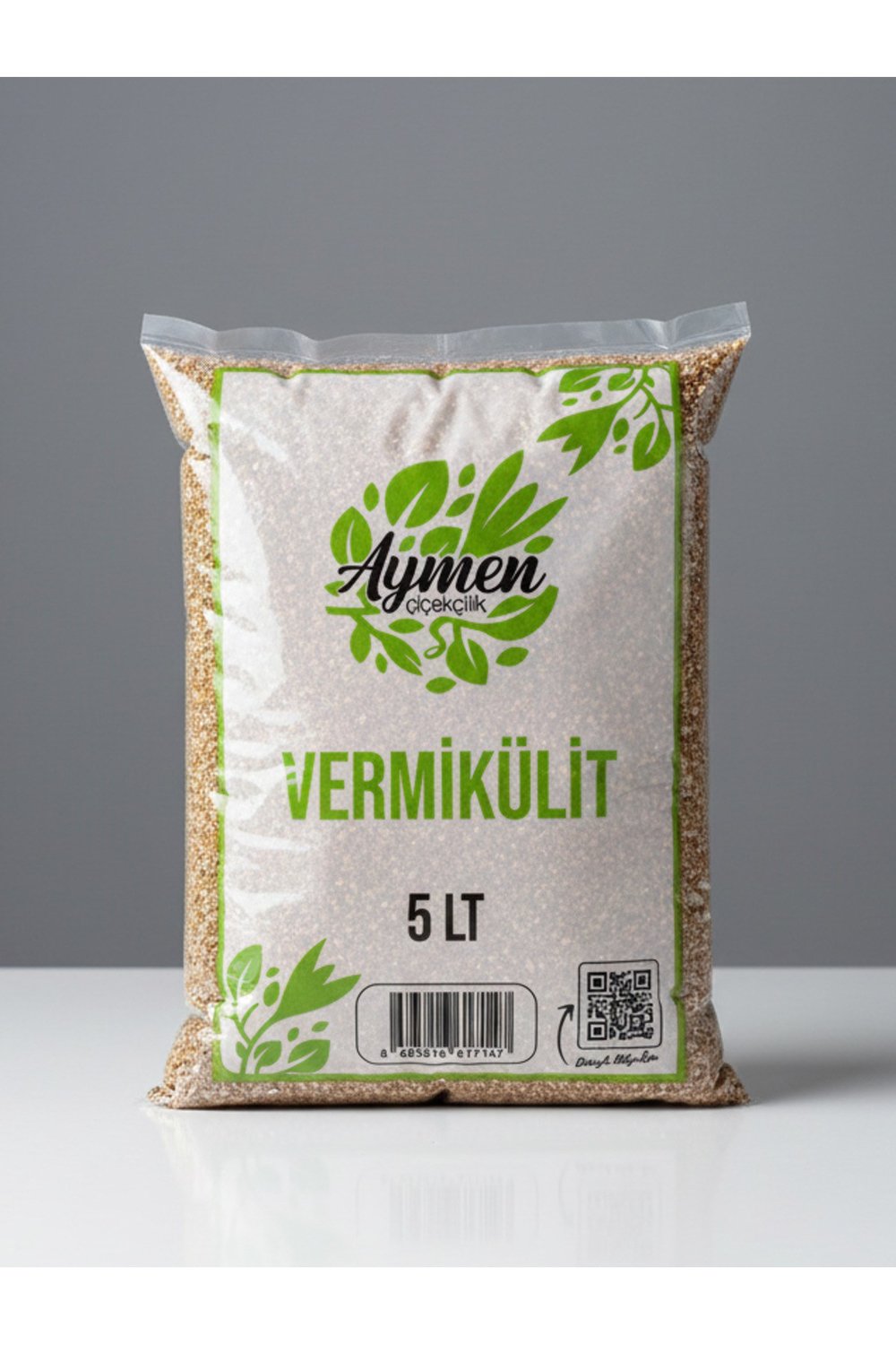 Tarımsal Vermikülit 5 Litre Fine Boy - Toprak Ve Torf Düzenleyici Doğal Maden - Tohum Çimlendirme