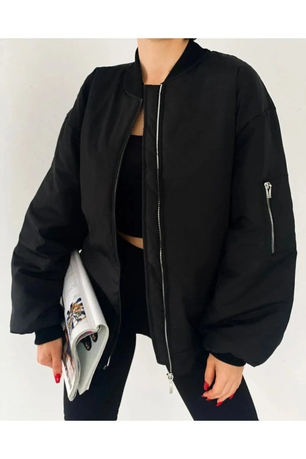 Unisex Bomber  Ceket 02