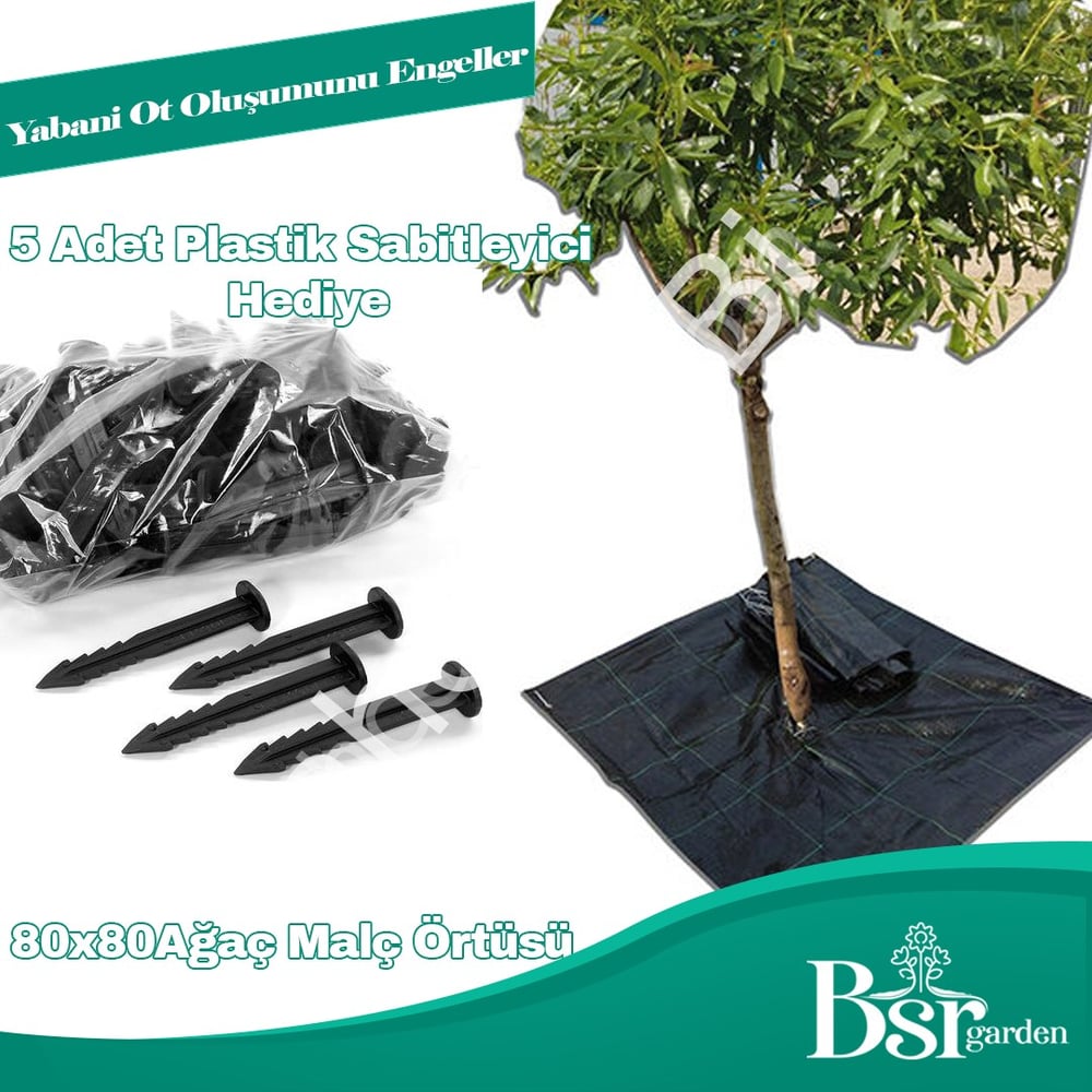 Ağaç Taban Örtüsü 80x80 250 Adet Bsr Garden