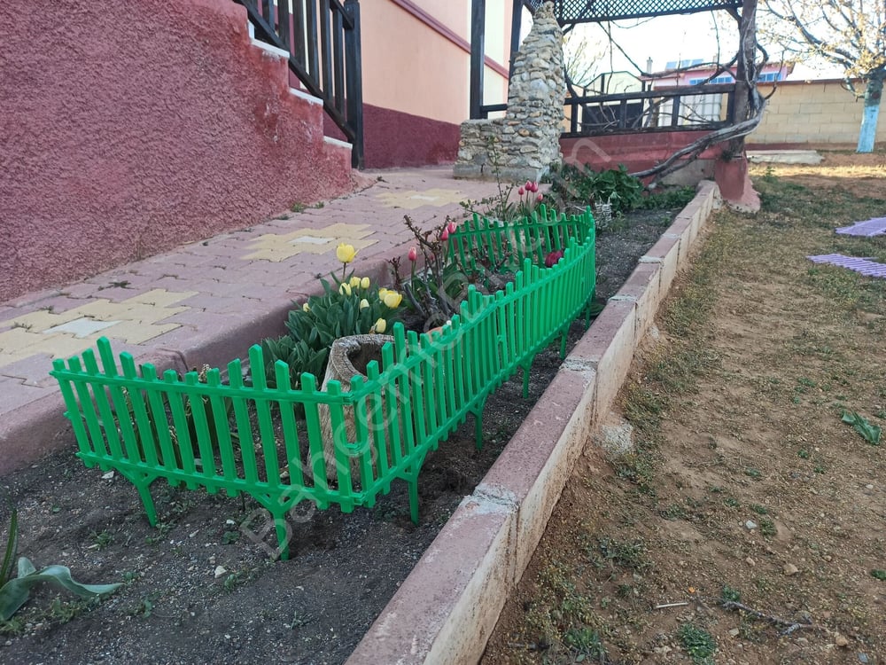 Yeşil Dekoratif Bahçe Çiti Plastik Çit Peyzaj Koruma Panel Çit 1 Adet 59 Cm Bsr Garden