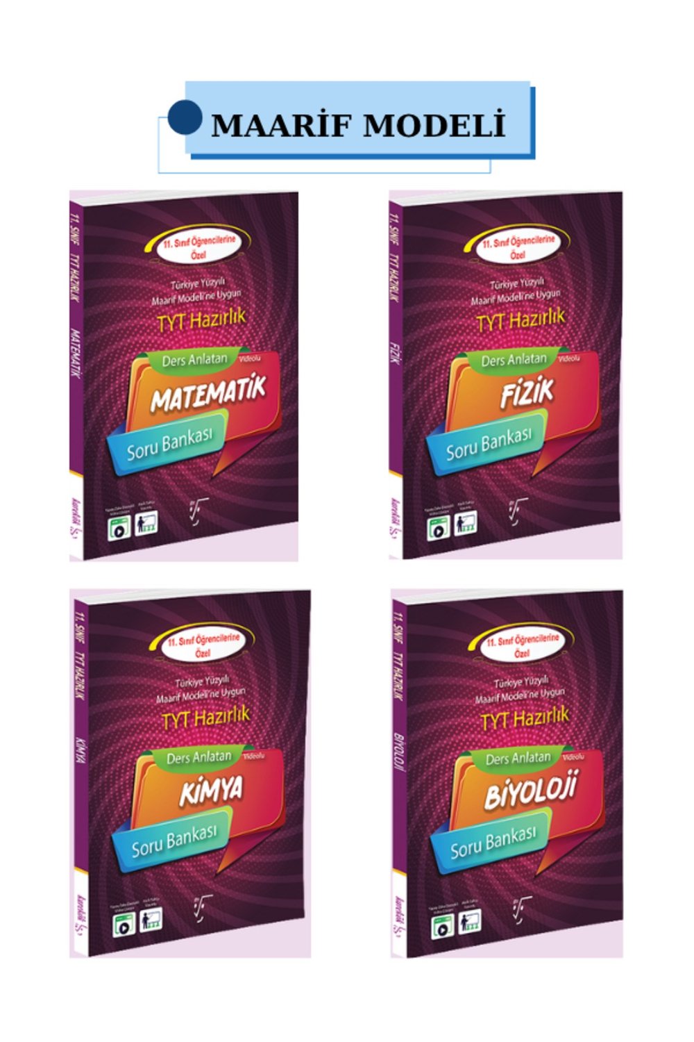 11.SINIFA GEÇENLER İÇİN MAARİF MODELİ TYT HAZIRLIK SET SORU BANKASI