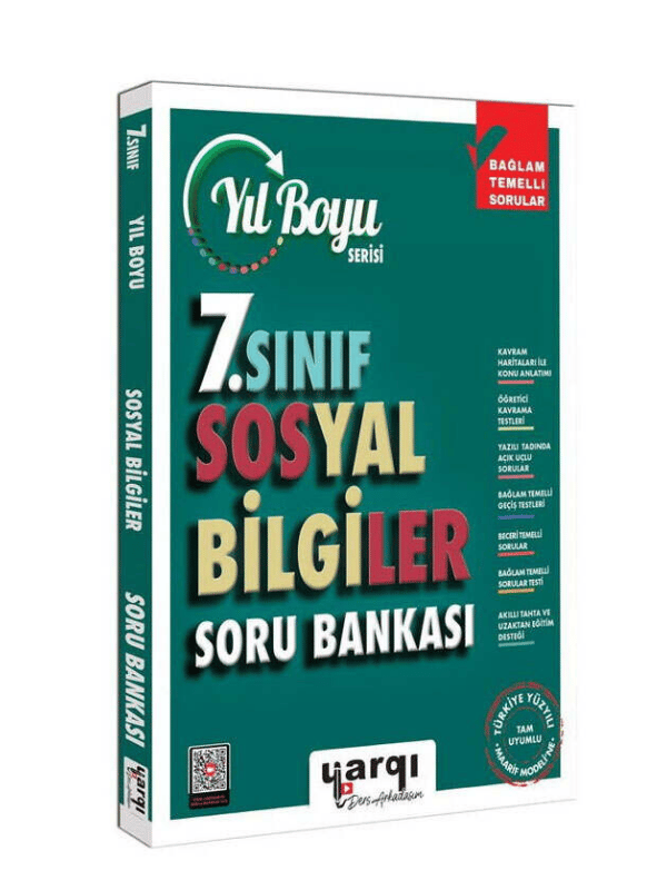 7.Sınıf Yıl Boyu Sosyal Bilgiler Soru Bankası