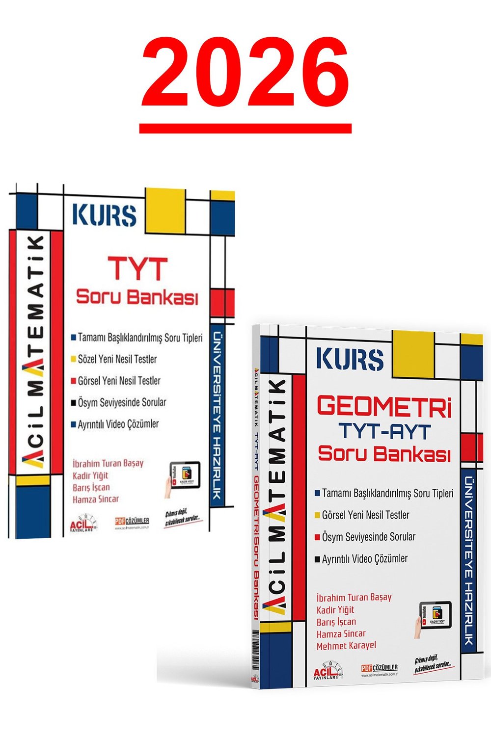 Acil Yayınları TYT Matematik KURS Soru Bankası