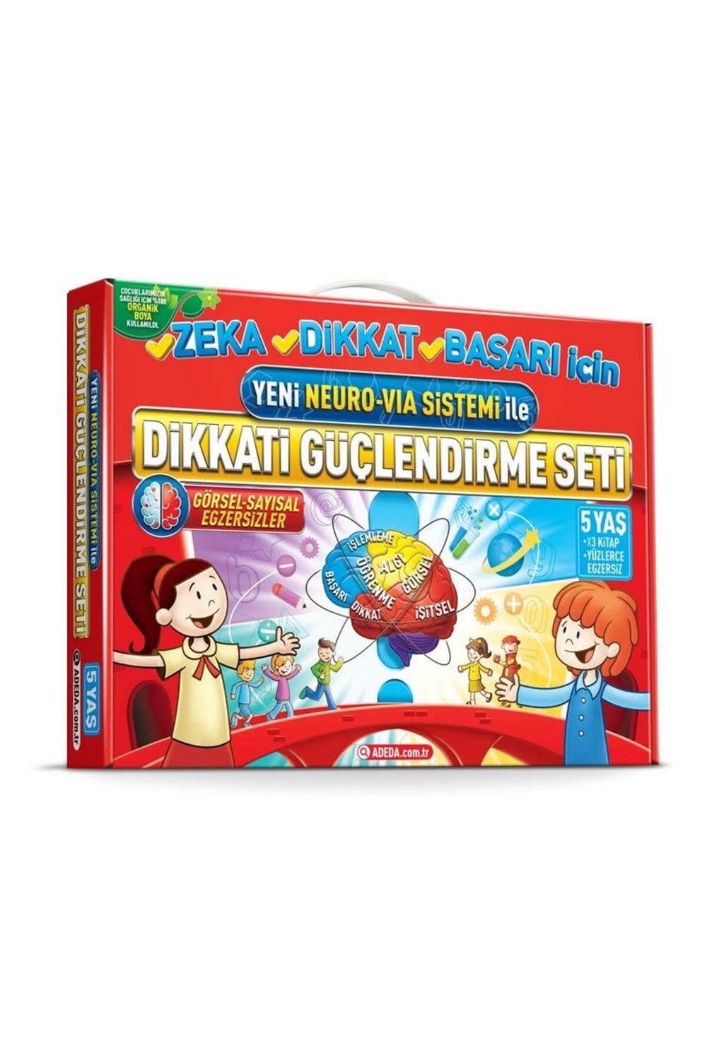 Adeda - DGS Dikkati Güçlendirme Seti Anasınıfı 5 Yaş (3 Kitap) - Osman Abalı