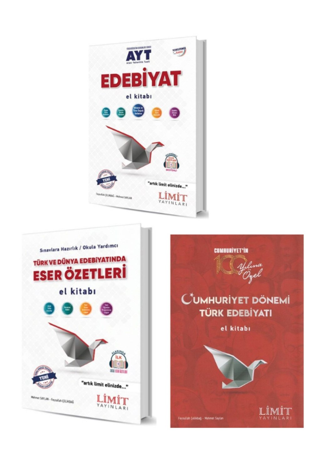 AYT Edebiyat Türk ve Dünya Eser Özetleri Cumhuriyet Dönemi Türk Edebiyatı üçlü set