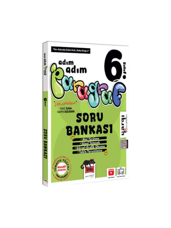 Ders Arkadaşım 6.Sınıf Adım Adım Paragraf Soru Bankası