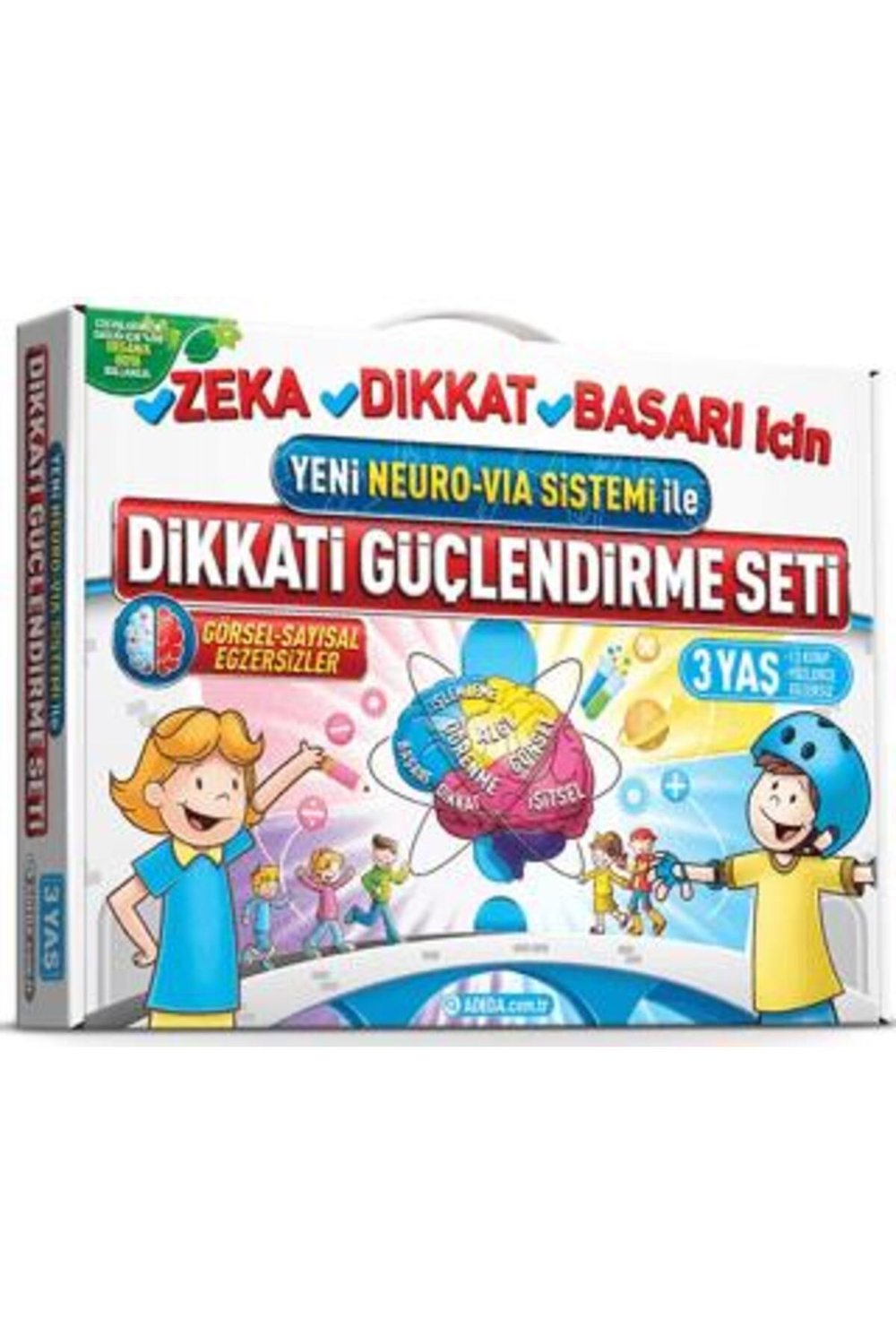 Dikkati Güçlendirme Seti 3 Yaş - Yeni Neoro - Via Sistemi Ile