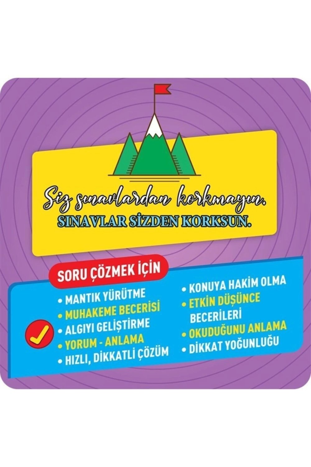 Dikkati Güçlendirme Seti 7. Sınıf 13 Yaş