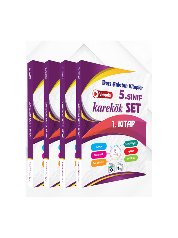 Karekök 5. Sınıf konu anlatımı 4 lü set