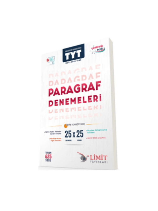 LİMİT TYT KORONOMETRE PARAGRAF DENEMELERİ