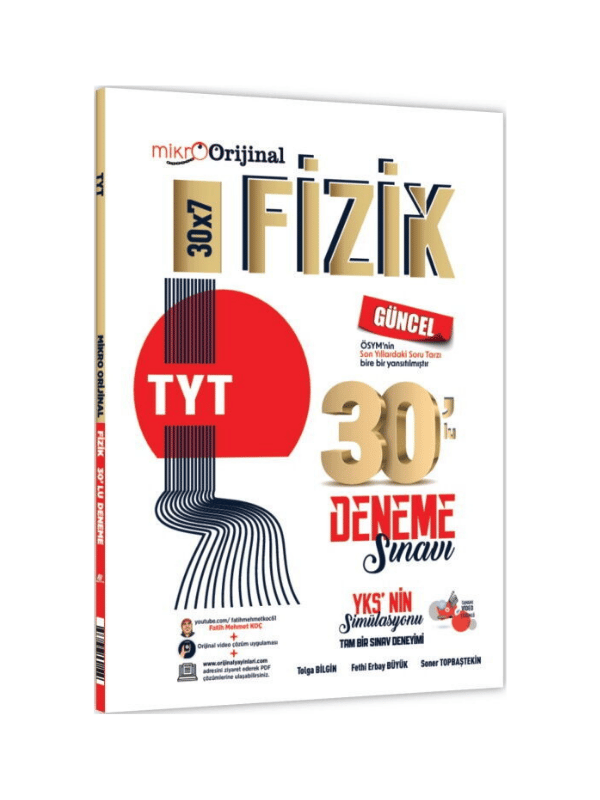Mikro TYT Fizik 30 lu Deneme Sınavı 