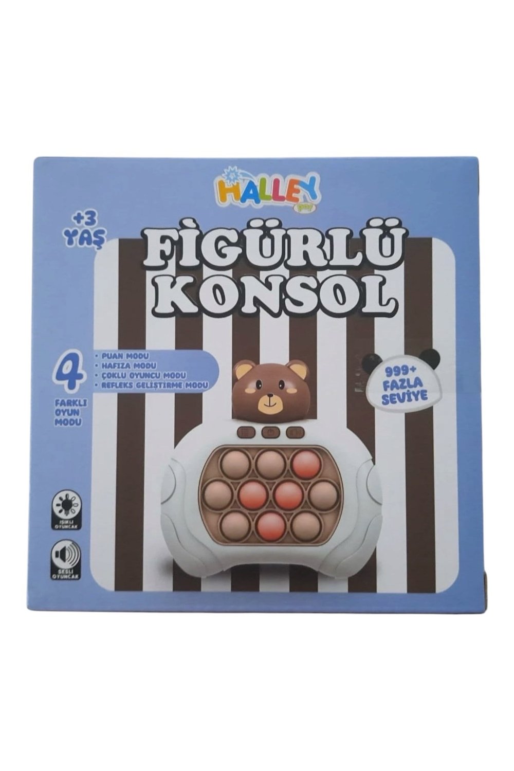 Pop it Figürlü Konsol Hafıza Geliştiren Ayıcıklı Oyun